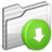 Drop Box Folder White Icon 48x48 png